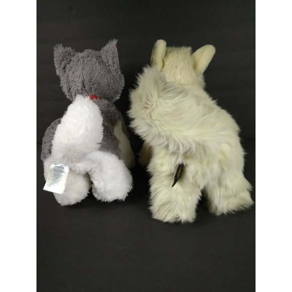BAB Promise Pets 12" Husky Dog + 12" GUND 1990 Eddie Bauer Johnny Sled Dog Plush - Picture 6 of 12